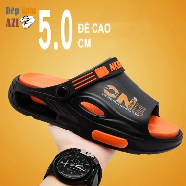 Dép Xăng Đan Nam Mũi Hở Đế Cao Thoáng, Đi Biển Du Lịch, Chân Êm, Form Rộng Lùi - 230k 2 Dép Xăng Đan Nam Mũi Hở Đế Cao Thoáng, Đi Biển Du Lịch, Chân Êm, Form Rộng Lùi - 230k 2