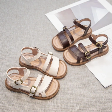 Dép Xăng Đan Trẻ Em Mùa Hè Thời Trang Bé Gái Đi Biển Đế Nhân Quả Size 26-36
