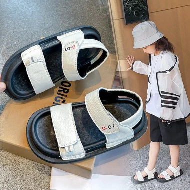 Đép xăng FORM TO LÙI 2SZ đan quai hậu da mềm mại, năng động cho bé đi học đi chơi 2