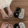 Dép Xỏ Kim Cương Giả Đa Năng Nữ - Dép Đi Biển Thoải Mái, Ưu Đãi 59.250 VND 6