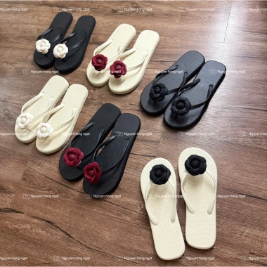 Dép xỏ ngón 2 quai hoa trà hot hít BY.NGATODER - Giá chỉ 49.999đ 7 Dép xỏ ngón 2 quai hoa trà hot hít BY.NGATODER - Giá chỉ 49.999đ 7