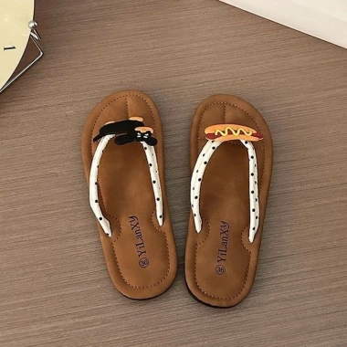 Dép xỏ ngón cute chống trượt mùa hè 2.025 – Đế Sli mềm, thời trang bãi biển, giảm còn 74.199 VND 5