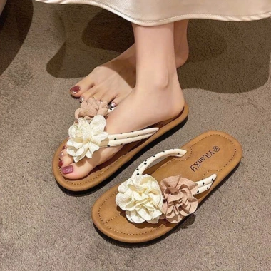 Dép Xỏ Ngón Đế Phẳng Hình Hoa Nữ Size 36-41 Đi Biển Đi Chơi Hàng Ngày Giá 49.000 VND ZepXinh 6