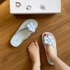 Dép Xỏ Ngón Đính Hoa Thời Trang Nữ Đế Chống Trượt Thanh Lịch Dễ Phối Đồ 3 Màu 8