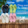 Dép xỏ ngón Eva charm cute ngẫu nhiên, mềm êm, đàn hồi, đi chơi biển - 59.000đ