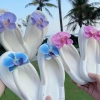 Dép xỏ ngón hoa lan EVA đế cao 1,5cm chống trơn trượt - Thời trang đi biển giá 59k