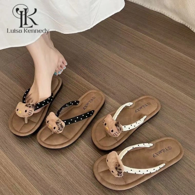 Dép xỏ ngón hoạt hình dễ thương giày nữ đa năng đế mềm thoải mái, giá 86.660₫