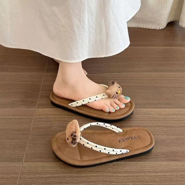 Dép xỏ ngón hoạt hình dễ thương giày nữ đa năng đế mềm thoải mái, giá 86.660₫