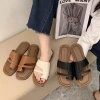 Dép xỏ ngón nữ đế bệt Hàn Quốc, sandal hottrend 2.024 - Đi biển, đi chơi sang chảnh 45.000₫ 3