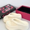 Dép Xỏ Ngón Nữ Đế Cao 7cm Tăng Chiều Cao Thoải Mái Đi Biển Đi Chơi 2