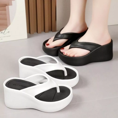 Dép Xỏ Ngón Nữ Đế Cao 9cm Tôn Dáng, Đế Chống Trượt Size 35-40 - Giá Chỉ 119.000 3
