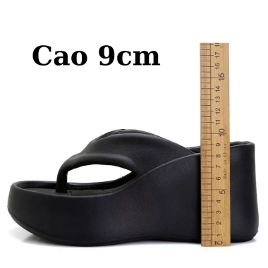 Dép Xỏ Ngón Nữ Đế Cao 9cm Tôn Dáng, Đế Chống Trượt Size 35-40 - Giá Chỉ 119.000 7
