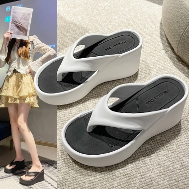 Dép Xỏ Ngón Nữ Đế Cao 9cm Tôn Dáng, Đế Chống Trượt Size 35-40 - Giá Chỉ 119.000 8