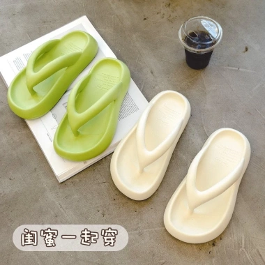 Dép Xỏ Ngón Nữ Đế Dày 3cm Nhiều Màu EVA Chống Trượt Size 36-41 - Giá 49k 6