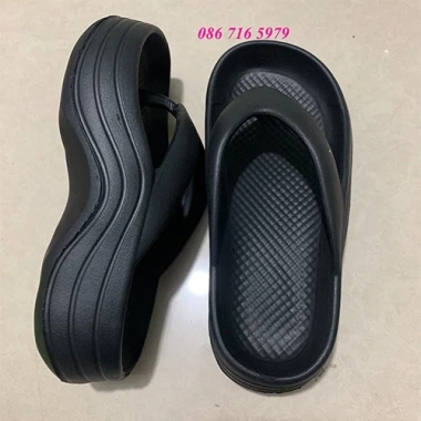 Dép xỏ ngón nữ du lịch, nhựa siêu mềm đúc khối, cao 5cm tôn chiều cao - 79.500đ