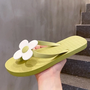 Dép xỏ ngón nữ hoa hướng dương thời trang - Đi biển, du lịch, giải trí, mặc ở nhà, giảm giá 23% 5