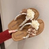 Dép xỏ ngón nữ mềm mại, chống trượt, họa tiết hoa dễ thương - Thời trang đi biển, giá chỉ 69.300₫ 9
