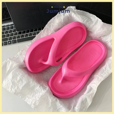 Dép xỏ ngón nữ QC cao cấp, đế cao 4cm EVA, êm chân, nhẹ, kháng nước - Giá 90.738