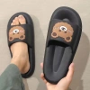 Dép xỏ ngón nữ thời trang đan charm hạt 2 màu trắng kem-đen, đi biển đi chơi, 35.000 VND 5