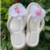 Dép xỏ ngón tăng 5cm hoa lan, hoa hồng, nơ xinh - mẫu mới đi biển, đi chơi phối đồ 2