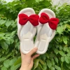 Dép xỏ ngón tăng 5cm hoa lan, hoa hồng, nơ xinh - mẫu mới đi biển, đi chơi phối đồ 4