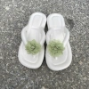 Dép xỏ ngón tăng 5cm hoa lan, hoa hồng, nơ xinh - mẫu mới đi biển, đi chơi phối đồ 8