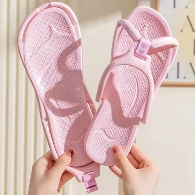 Dép xỏ ngón tháo rời gập lại, nhẹ chống trượt, khô nhanh, thích hợp du lịch, bãi biển, phòng tắm – Collec