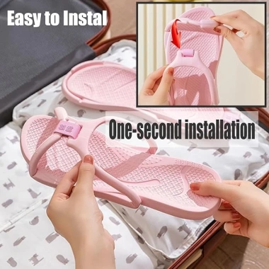 Dép xỏ ngón tháo rời gập lại, nhẹ chống trượt, khô nhanh, thích hợp du lịch, bãi biển, phòng tắm – Collec