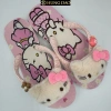 Dépkẹp nữ Hùng Đào Hello Kitty nhí nhảnh mềm mại đế chống trượt đủ size 120k