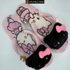 Dépkẹp nữ Hùng Đào Hello Kitty nhí nhảnh mềm mại đế chống trượt đủ size 120k 2