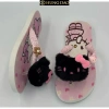 Dépkẹp nữ Hùng Đào Hello Kitty nhí nhảnh mềm mại đế chống trượt đủ size 120k 3