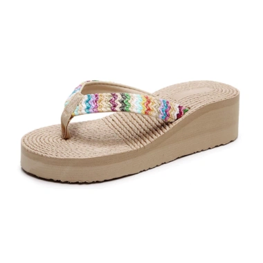 Dépnữ đế cao xỏ ngón thời trang êm chân, đi biển, du lịch, hằng ngày - 78.900₫