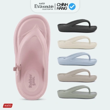 Dépp Kẹp Xỏ Ngón Nữ Nato Rubber Đúc Nguyên Khối Eva Cao Cấp – Êm, Chống Trượt, đi biển, Giá ưu đãi 186k