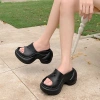 Dépp nữ cao gót ND đúc nguyên khối - Đế 9cm sang trọng, thoải mái, giá chỉ 95.400₫ 5