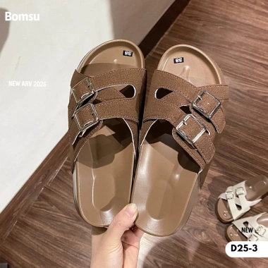 Dépp nữ quai ngang đế cao D.25 birken sang chanh tôn, khóa nịnh chân - 109.000 VND 5