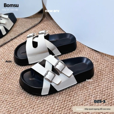 Dépp nữ quai ngang đế cao D.25 birken sang chanh tôn, khóa nịnh chân - 109.000 VND 6