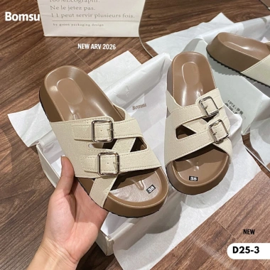 Dépp nữ quai ngang đế cao D.25 birken sang chanh tôn, khóa nịnh chân - 109.000 VND 8