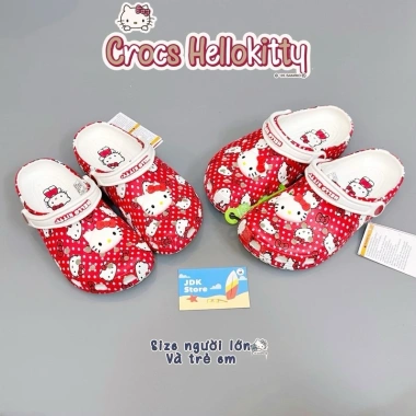 Dépp Sục Cross Classic Hellokitty Đỏ cho Người Lớn và Trẻ Em Giá giảm còn 294.294 VND