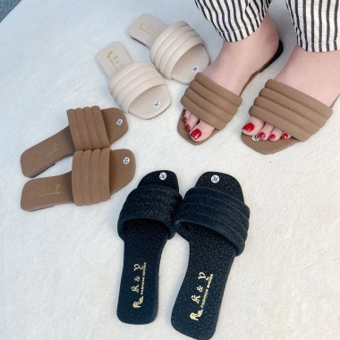 Dépp viền quai ngang nữ thời trang, đế bệt nhẹ, siêu thoải mái, chỉ 50.000 VND