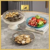 Đĩa Đựng Hoa Quả Trái Cây Nhựa Cao Cấp Hanmala Decor Vân Sóng Nghệ Thuật Sang Trọng 3