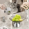 Đĩa Đựng Trái Cây Pha Lê SUNBEAM + Chân Đế Inox - Sang Trọng, Giá Ưu Đãi 70,000₫ 2