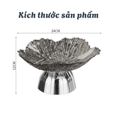 Đĩa Đựng Trái Cây Pha Lê SUNBEAM + Chân Đế Inox - Sang Trọng, Giá Ưu Đãi 70,000₫ 9 Đĩa Đựng Trái Cây Pha Lê SUNBEAM + Chân Đế Inox - Sang Trọng, Giá Ưu Đãi 70,000₫ 9