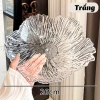 Đĩa Đựng Trái Cây Pha Lê SUNBEAM + Chân Đế Inox - Sang Trọng, Giá Ưu Đãi 70,000₫ 10