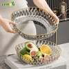 Đĩa Đựng Trái Cây Vân Kim Cương LEMON – Nhựa ABS, Đĩa Bánh Kẹo Tết 2.026, Giá 55.000₫