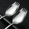 Dĩa Inox 304 Hộ Gia Đình Spork Thìa Salad Bánh Trái Cây Nĩa Tây Bộ Đồ Ăn 33.990₫
