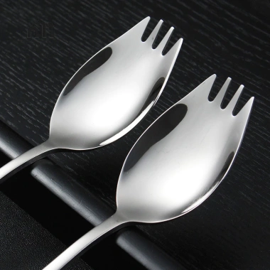 Dĩa Inox 304 Hộ Gia Đình Spork Thìa Salad Bánh Trái Cây Nĩa Tây Bộ Đồ Ăn 33.990₫