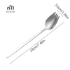 Dĩa Inox 304 Hộ Gia Đình Spork Thìa Salad Bánh Trái Cây Nĩa Tây Bộ Đồ Ăn 33.990₫ 7