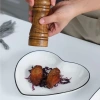 Đĩa sứ Decor đa dạng hình dạng, trắng viền đen Seka ngộ nghĩnh - chỉ 19.000 VND 9