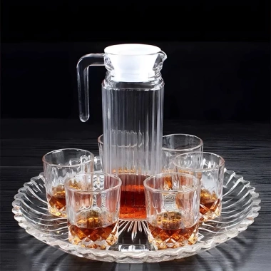 Đĩa thủy tinh 30cm decor bàn uống nước - Khay sang trọng đựng hoa quả, bánh kẹo, giá ưu đãi 85.500₫ 2