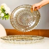 Đĩa thủy tinh 30cm decor bàn uống nước - Khay sang trọng đựng hoa quả, bánh kẹo, giá ưu đãi 85.500₫ 8